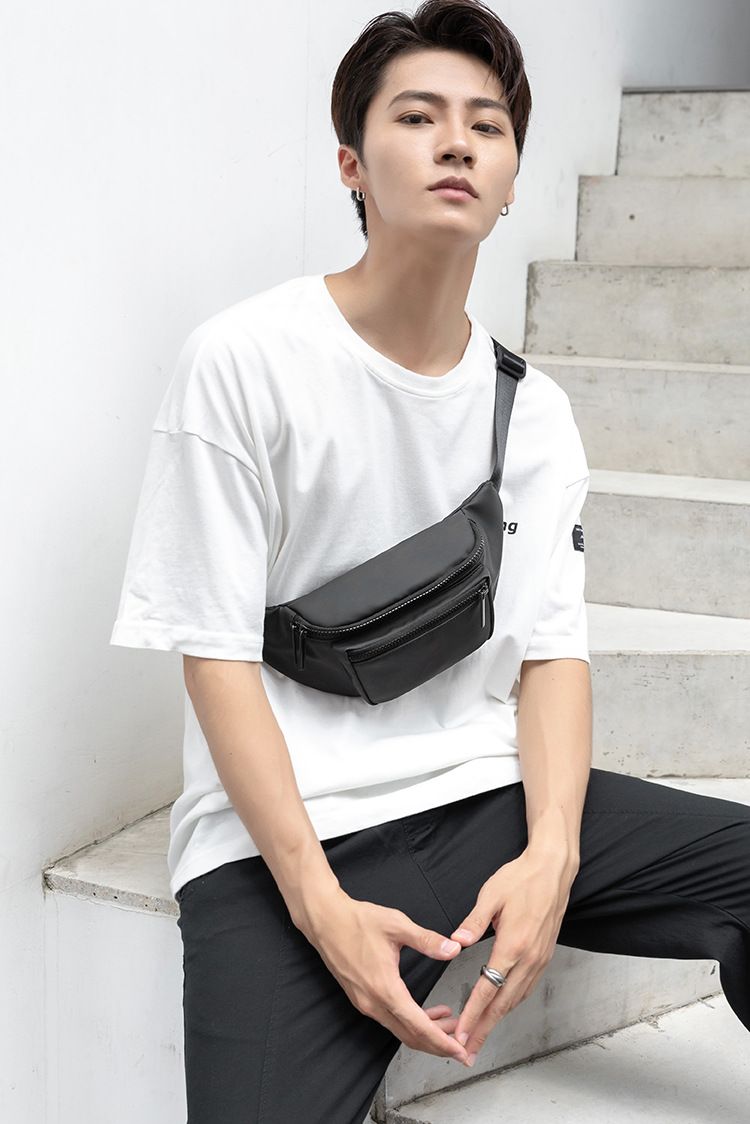 Neie Stil Messenger Bag Trendy Mark Single Shoulder Small Bag Broschtbeutel Villsäiteg waasserdicht kleng Schëllerbeutel Männer Crossbody Taillebeutel_voghion.com