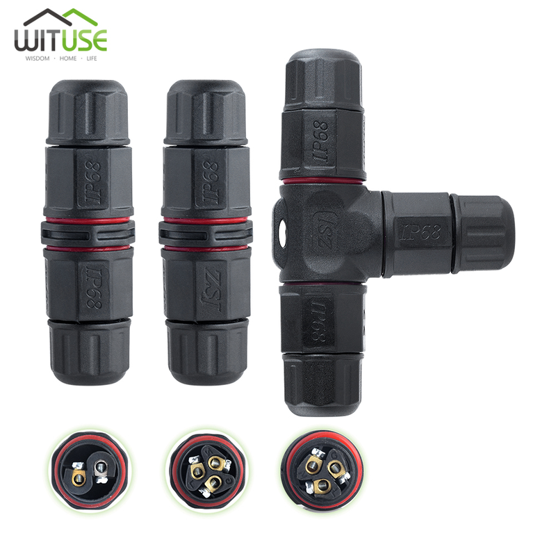 1 Piece P68 Waterproof Connector Assembly Type Wire And Cable Quick Connector 2/3/4/5PIN Outdoor LED Lighting Sealed Connector_voghion.com