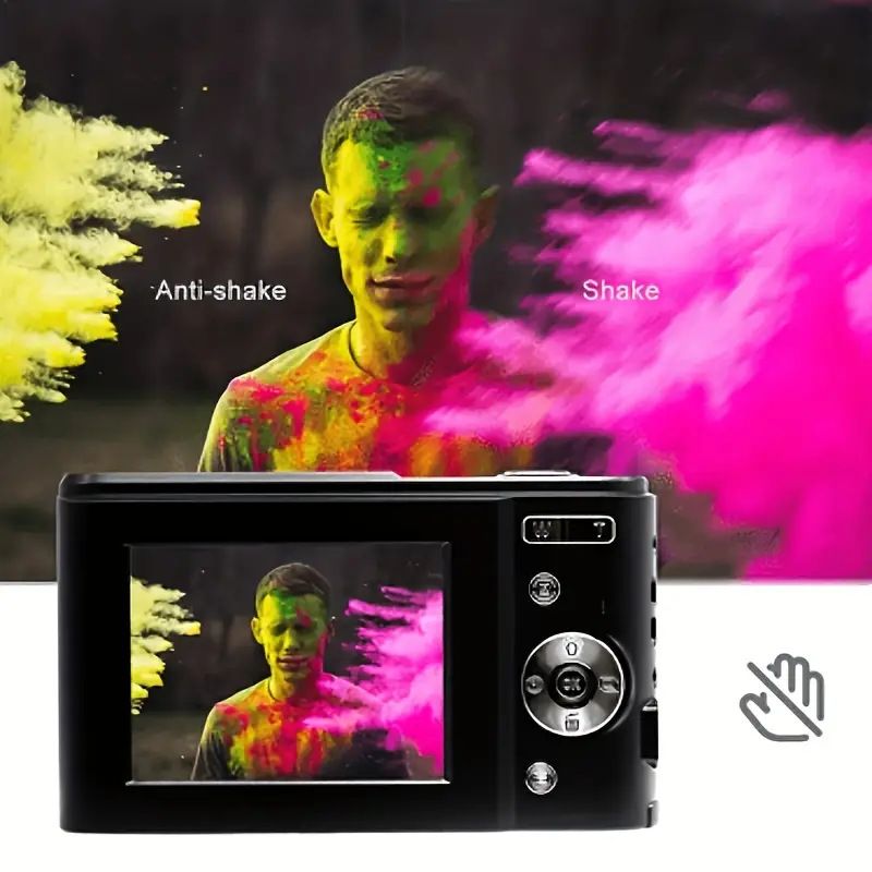 Tragbare digitale Kamera mit hoher Auflösung und 1080P und 48 MP für Studenten zum Aufnehmen von Fotos, Aufzeichnen und AF-Fokussieren_voghion.com