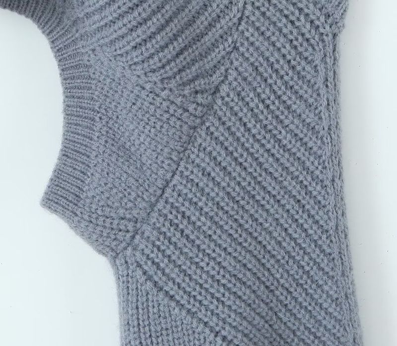 Damenbekleidung ins sexy schulterfreier kurzer Pullover für Frauen Herbst neuer heißer Mädchen Rollkragenpullover Pullover C27073_voghion.com
