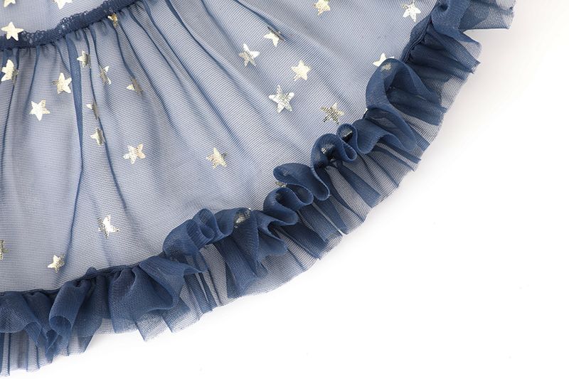 Abbigliamento per bambini Leggings per bambine Culottes Autunno e inverno Vacanze Due pezzi Pantaloni per bambini Gonna tutù per bambine Gonna tutù a rete con stelle Pantaloni_voghion.com