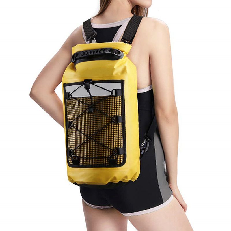 Cross-Border Exclusive Beach Outdoor Camping Rafting Swimming Stream Trekking Mesh Large Capacity Waterproof Bag_voghion.com