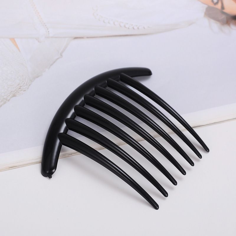 Pettine con inserto in resina acrilica, set di accessori per capelli minimalisti da donna, copricapo_voghion.com