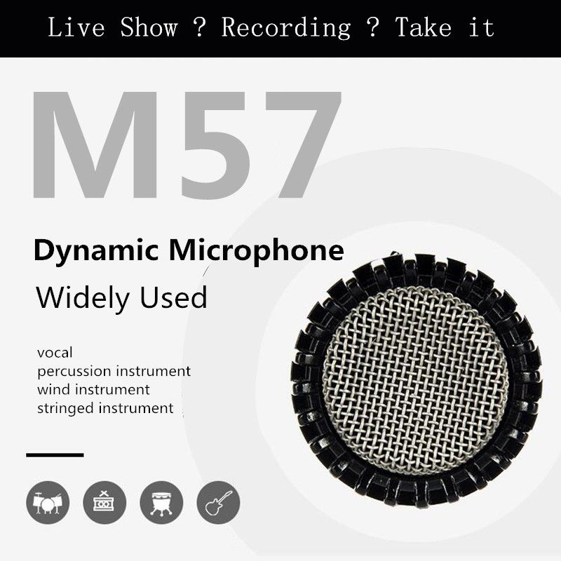 Finlemho mikrofon Dynamic kapszula felvevő Stu SM57 professzionális gitárerősítőhöz dobkészlet hangszerkeverőhöz_voghion.com
