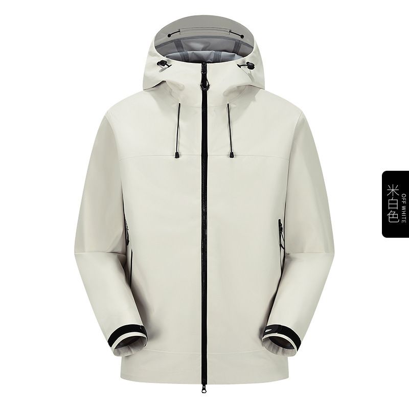 Giacca termosaldata completa dello stesso stile, moda casual, sportiva, antivento, primavera, autunno, impermeabile_voghion.com