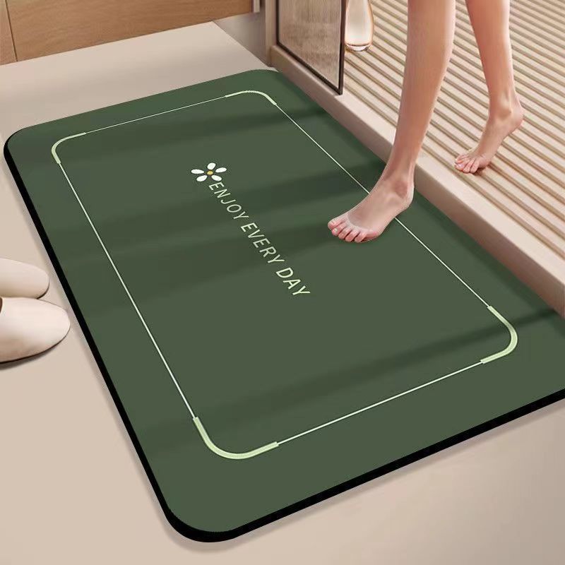 【Assorbimento istantaneo dell'acqua】Tappetino antiscivolo per il bagno, assorbente e ad asciugatura rapida, in morbida terra di diatomee_voghion.com