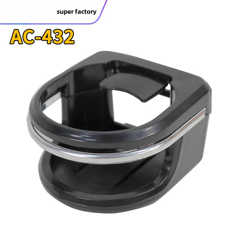 Grenzüberschreitender neuer Getränkehalter fürs Auto, großer Thermosbecher, rundes Tablett, drehbarer Getränkehalter für die Hälfte des Autos_voghion.com