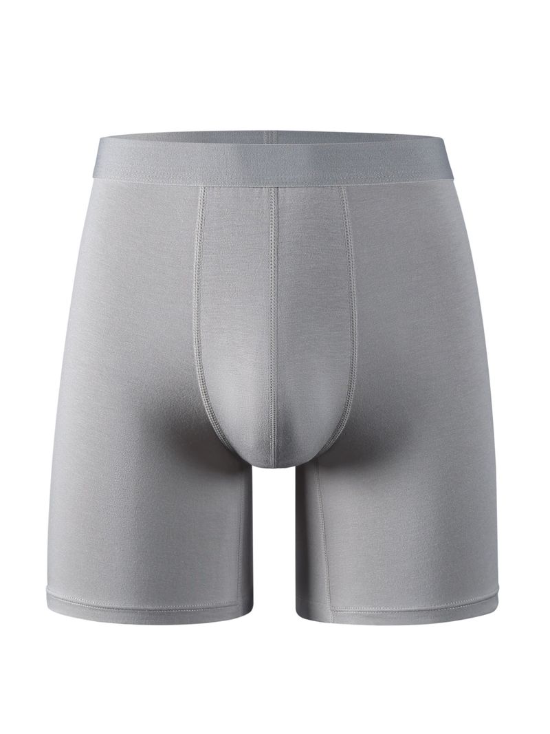 Men's Underwear Long Underwear Mid Waist Black Boys' Pants Students Youth Sports Leisure_voghion.com
