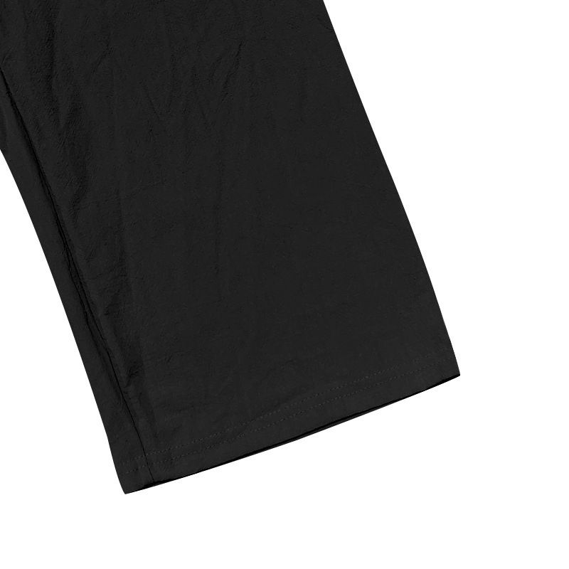 Pantaloni da spiaggia primaverili e autunnali da uomo, in cotone e lino, tinta unita, larghi, con coulisse e bottoni, casual, da uomo_voghion.com