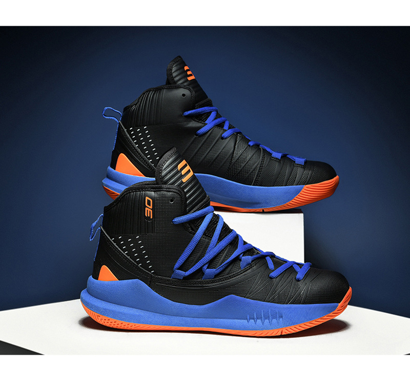 Koppel hoge ademende gevechtslaarzen voor heren, jeugd basketbal sportschoenen mode_voghion.com