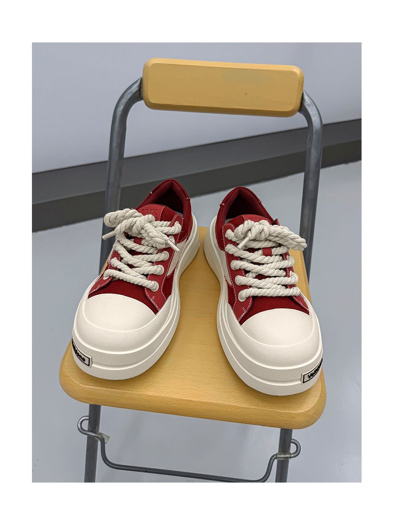 2025 Fall And Winter New Breathable Big Toe Sports Leisure Tide High-end Couple Canvas Shoes_voghion.com