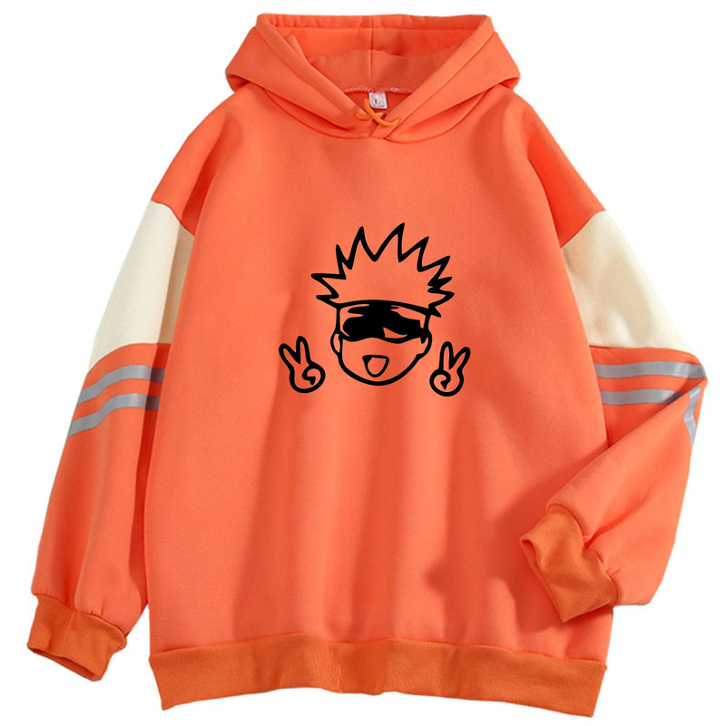 Color Block Heren Lente Herfst 2023 Niche Losse Capuchon Top Casual Veelzijdige Cartoon Print Sweatshirt 1121_voghion.com