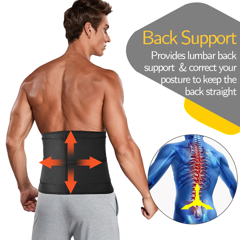 Derékformáló férfiaknak Cincher fűző fogyáshoz karcsúsító öv edzés testformáló Fiess zsírégető sportöv_voghion.com