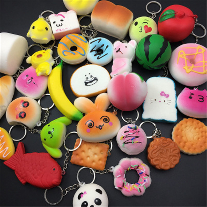 Copii interactive PU Cartoon Food Squishy lent în creștere jucării accesorii moale amuzant masă jucărie cel mai bun cadou pentru interior/exterior_voghion.com