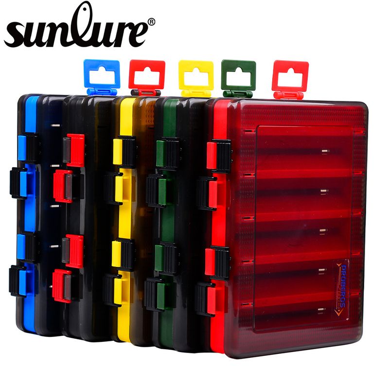 Double-Sided Multi-Function Wood Shrimp Storage Portable Fishing Gear Accessories Plastic Box For Lure Bait_voghion.com