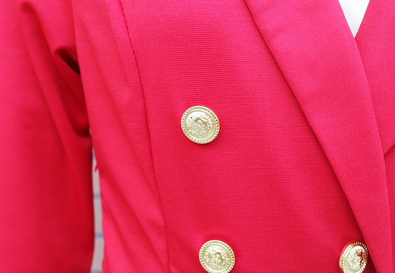 Tuta professionale slim fit a maniche lunghe con temperamento alla moda da donna_voghion.com