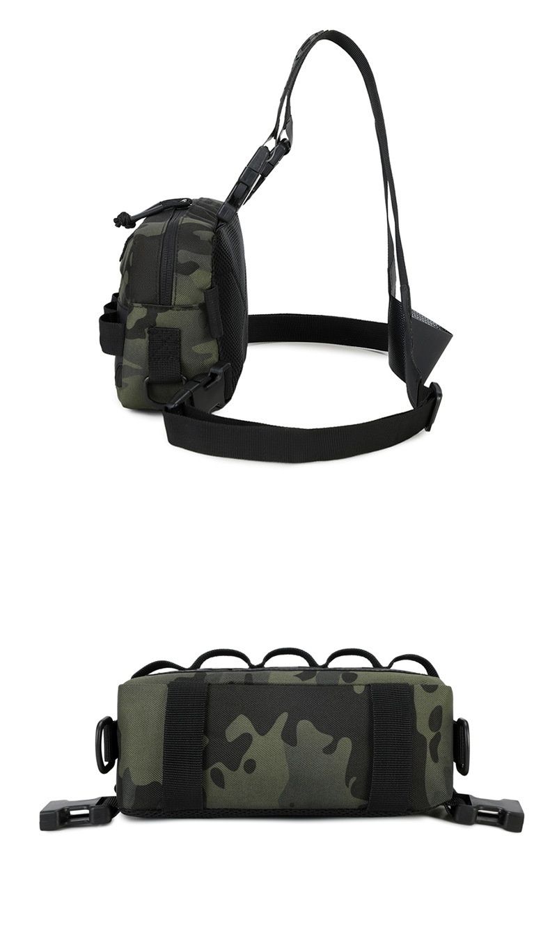 Cross Border Neue Mehrzweck-Taktik-Brusttasche für Herren im Freien, Fahrradwestentasche mit digitaler Tarnung, Sportreisetasche_voghion.com