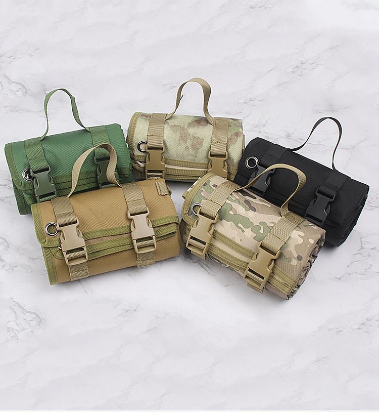Tactical Single Foldable Soldier Moisture-Proof Shooting Outdoor Camping Ground Portable Nap Mat_voghion.com