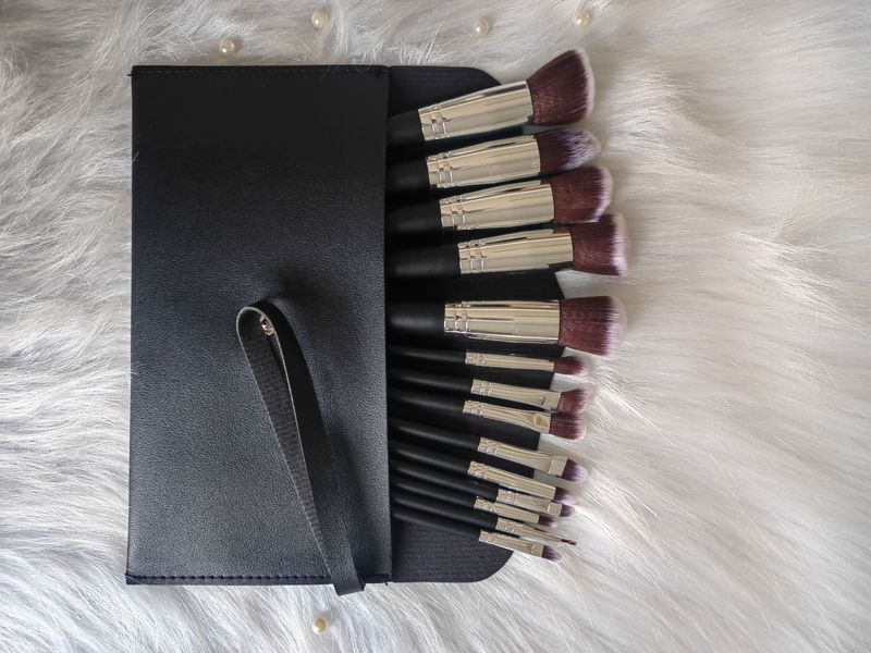 14-teiliges Make-up-Set, loses Puder, Foundation-Pinsel, weiche Borsten, Cangzhou_voghion.com
