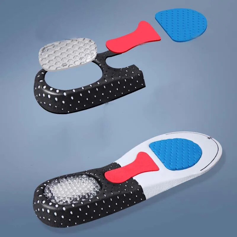 Siliconen Gel Sport Inlegzolen Voor Vrouwen Mannen Sneakers Orthopedische Steunzool Schoen Pad Binnenzool Fasciitis Plantaris Inserts Zool_voghion.com
