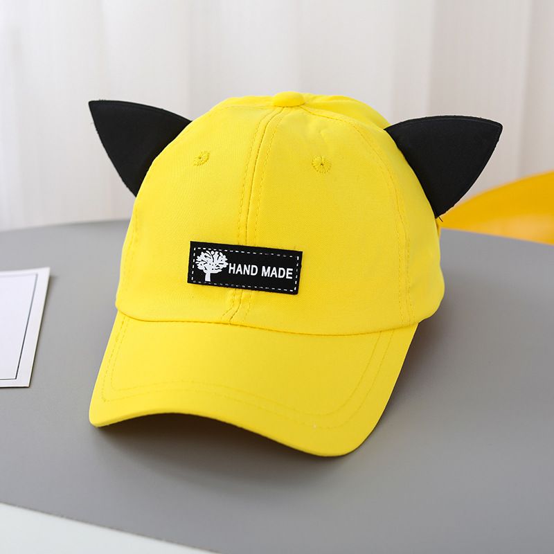 Orecchie di gatto carine (pane a forma di orecchio di gatto al vapore) occhiali da pilota berretto uomo e donna strada hip-hop moda divertente due indossare_voghion.com