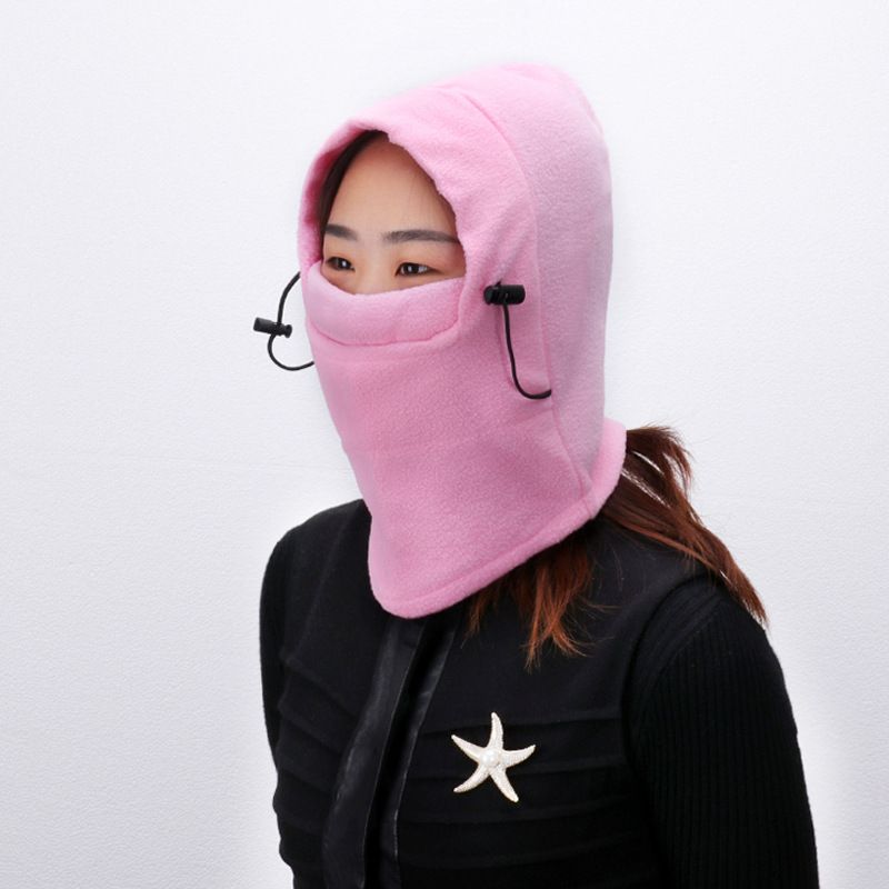 Winter-Gesichtsmaske für Outdoor-Reiten, winddicht, mit fliegendem Tigerhut, Fleece-Mütze, dicke warme Schneemütze, Maske_voghion.com