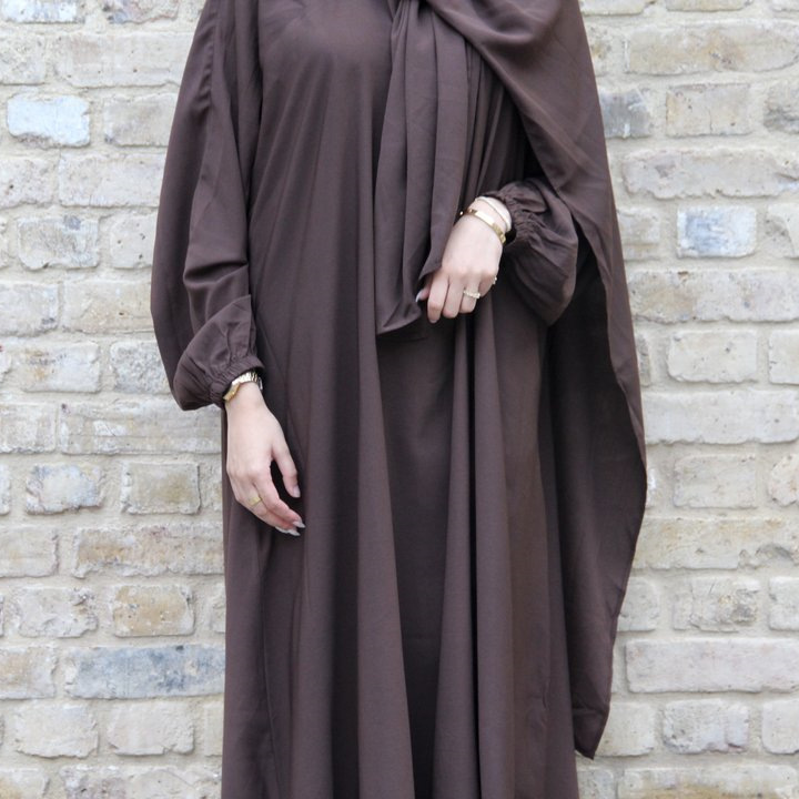 Medio Oriente Dubai Abito turco con cappuccio abaya_voghion.com