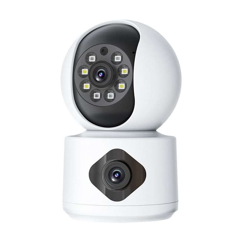 Cámara IP de seguridad para el hogar CCTV Tuya PTZ360° con wifi y lente dual_voghion.com