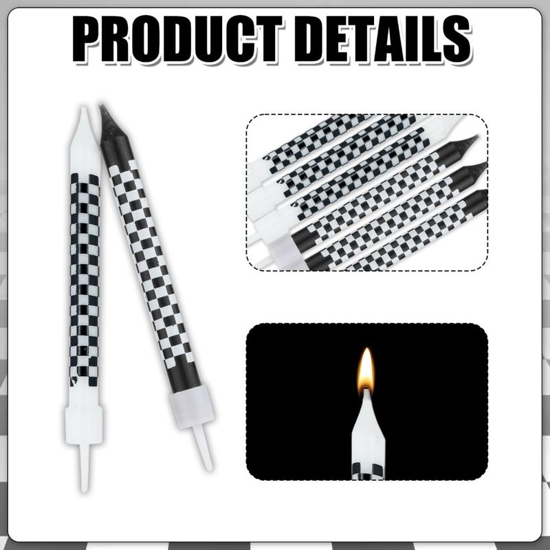 6/12/48 pezzi/1 custodia candele di compleanno candele a spirale per torte candele lunghe e sottili per feste nuziali e decorazioni per torte_voghion.com