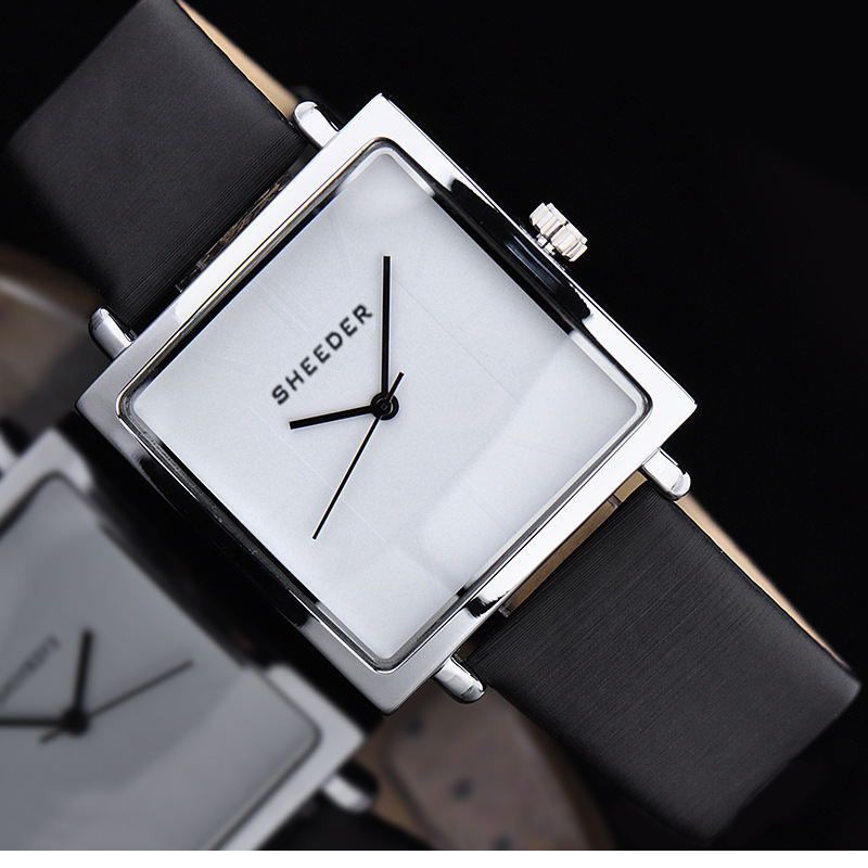 Fashion Women's Watch Square Women's Watch Retro Quartz Skin With Small Square Watch_voghion.com