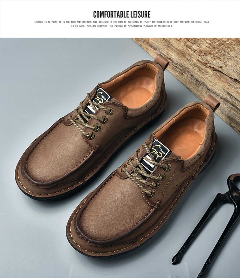 2025 New Autumn Top Layer Cowhide British Versatile Men's Formal Fashion Trend Business Soft Soled Casual Leather Shoes_voghion.com