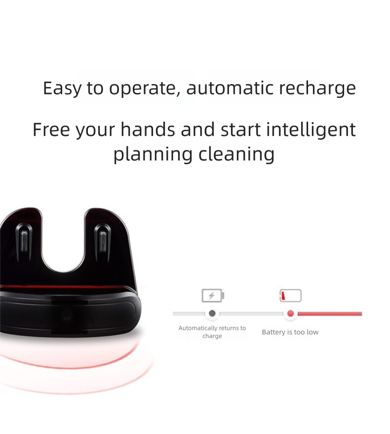 DB-302 Smart Robot Vacuum Cleaner Automatic Household Sweeping, Vacuuming, And Mopping 3-in-1 With Auto Recharge_voghion.com