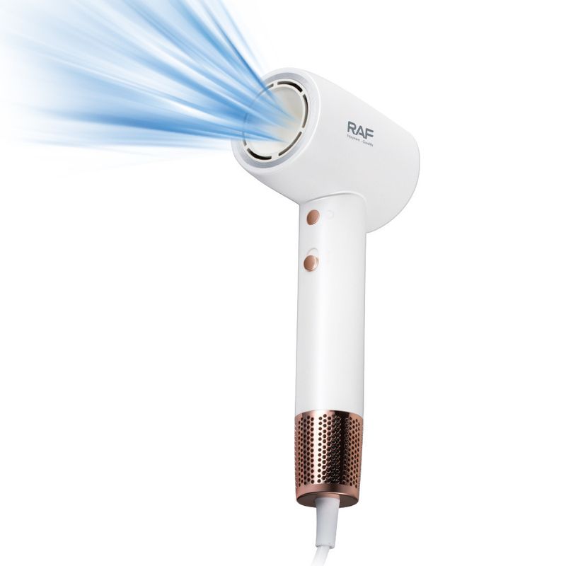Asciugacapelli professionale - 2200 W ad alta velocità ionico con controllo intelligente della temperatura, spina UE_voghion.com