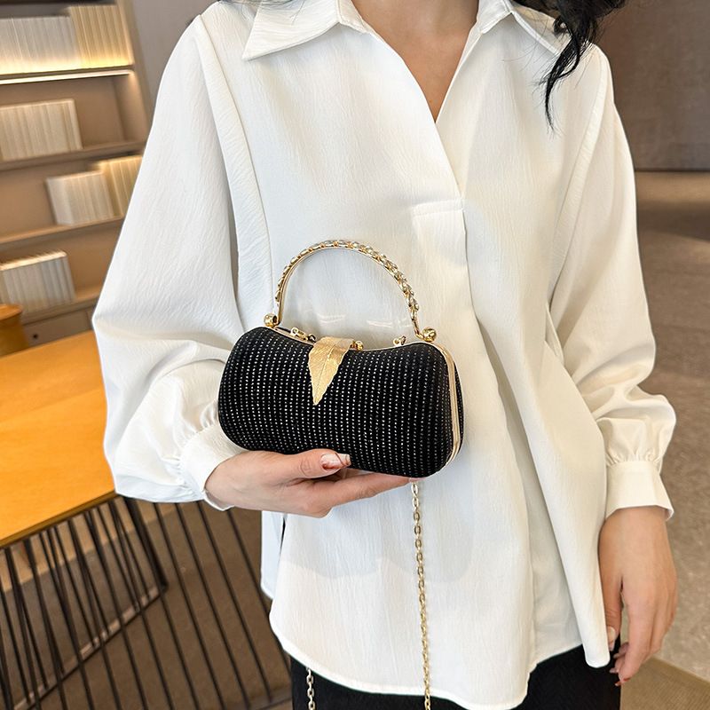 Handbag Trendy Crossbody Party Fashion Shoulder Chain Exquisite Simple Lock Women's Bag_voghion.com