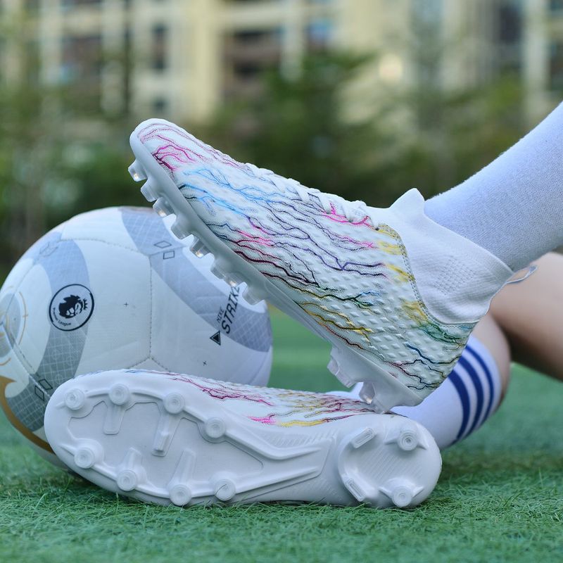 Jauni vīriešu futbola apavi, futbola zābaki, zēni, meitenes, studenti, treniņi, neslīdošas kniedes, pretslīdes, nodilumizturīgi, ērti_voghion.com