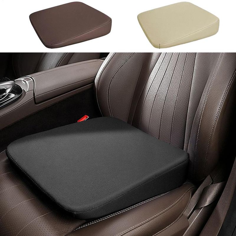 Verbessern Sie die Sicht beim Fahren Ergonomisches Design Extra Höhe für Bürostuhl Autokissen Keilsitzkissen Gesäßpolster_voghion.com