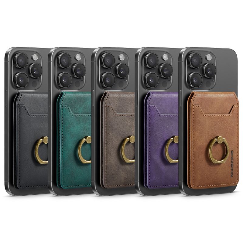 K1 For 16 Phone15 Ring Bracket Magnetic Card Holder Mobile Phone Magnetic Card Holder_voghion.com