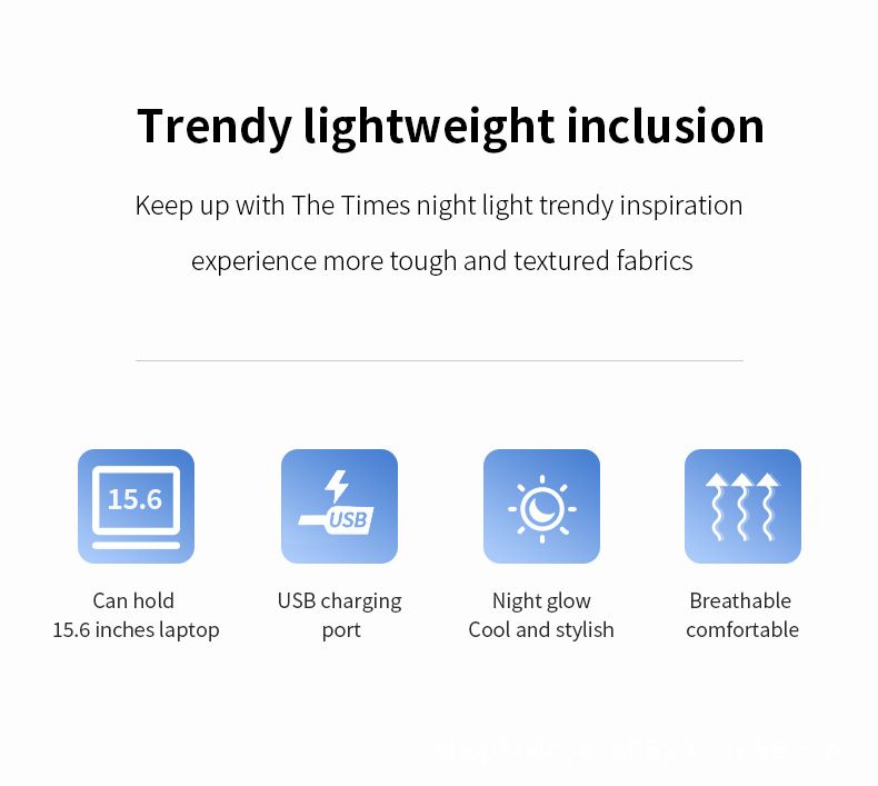 Lightweight USB Backpack With Reflective Design For School & Travel, Ergonomic Shoulder Straps, Modern Cartoon Print_voghion.com