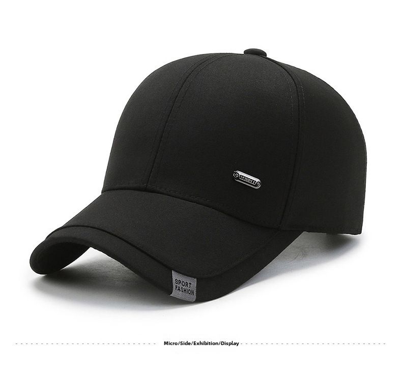 Printemps et été hommes d'âge moyen nouvelle casquette de baseball à toit rigide pare-soleil grande circonférence de la tête crème solaire casquette papa marée commerce extérieur_voghion.com