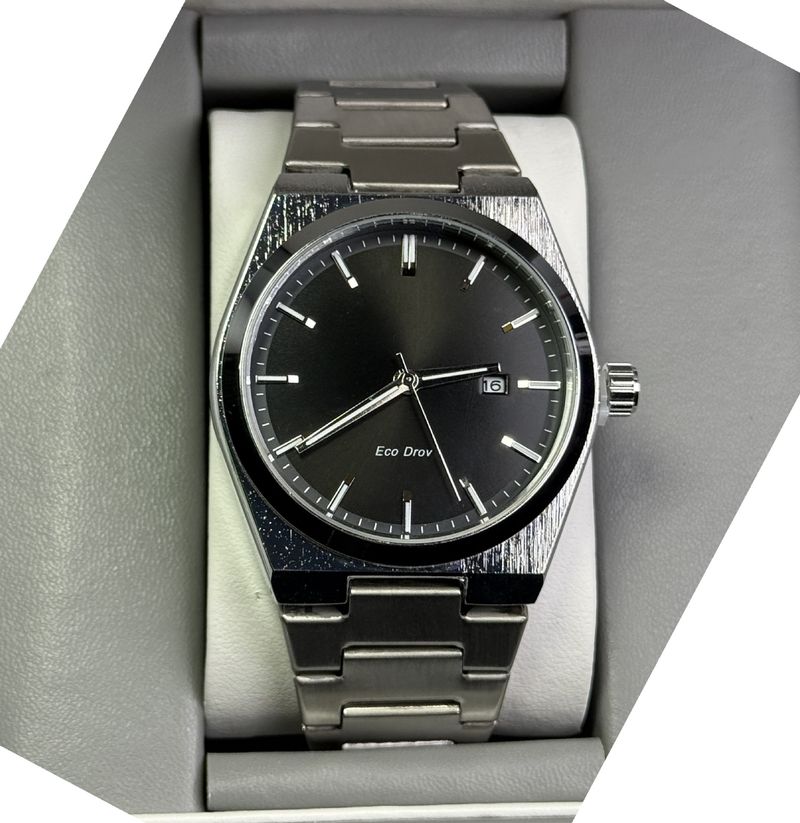 Orologio al quarzo con secondi continui, da uomo, con cinturino in acciaio a tre perni, serie 2025_voghion.com