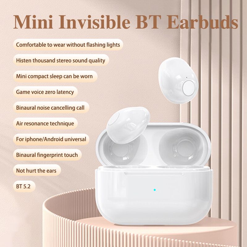 Drahtloses Bluetooth 5.3 Headset TWS Kopfhörer Ohrhörer Stereo Kopfhörer Eabuds_voghion.com