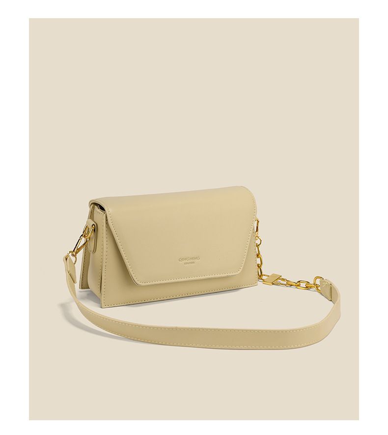 Borsa da donna di tendenza classica 2024 a tracolla diagonale a spalla singola semplice e versatile in tinta unita_voghion.com
