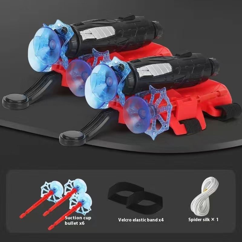 Launcher Spider Hero Seidenhandschuhe können weiche Kugelpistolen abfeuern Kinderspielzeug Jungen Schwarze Technologie_voghion.com