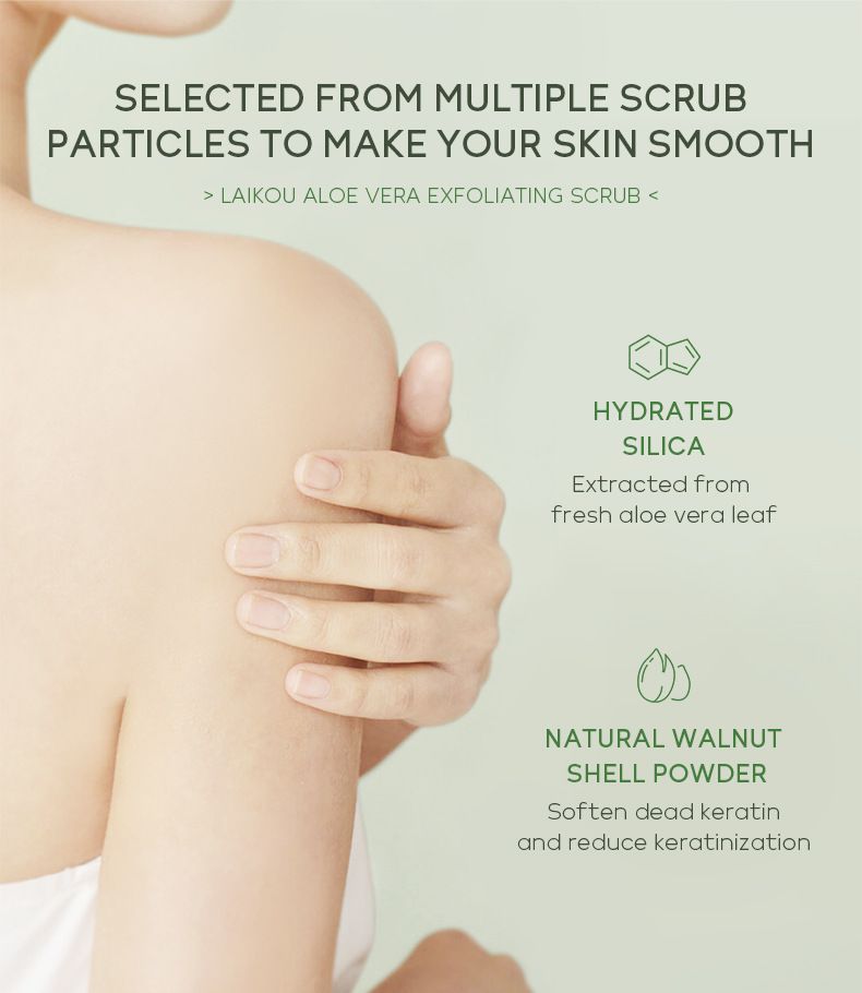Scrub corpo LAIKOU 350 g - Trattamento esfoliante e levigante per una pelle morbida e luminosa_voghion.com