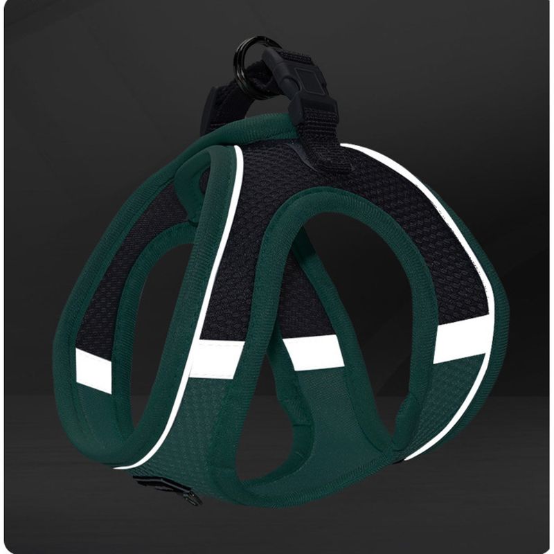 New Breathable Harness Anti-Escape Dog Reflective Pet Leash_voghion.com