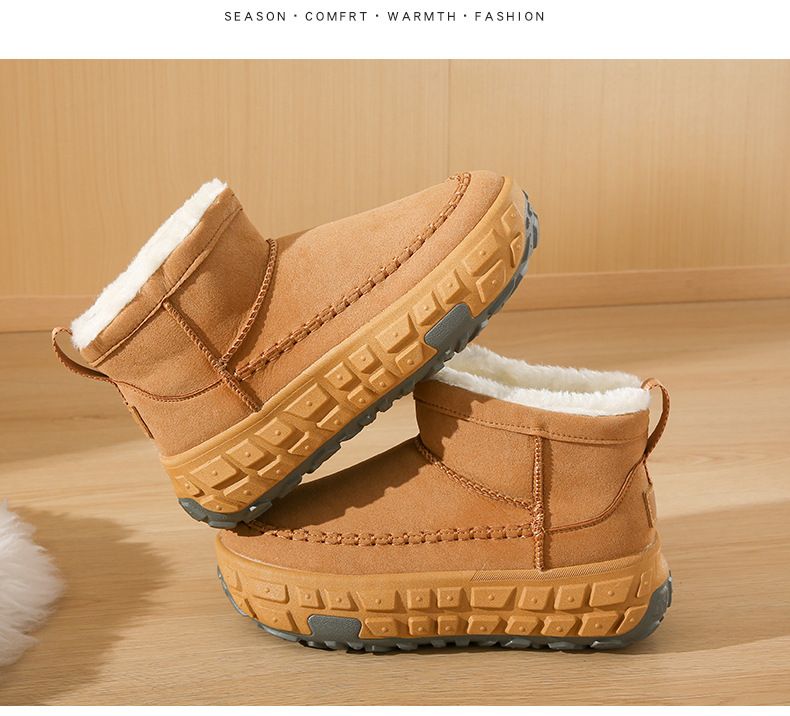 Damenschuhe Plüsch High Top Schneestiefel Damen Winter Neue Student Ins Version Warme Freizeitschuhe Baumwollschuhe LD7502_voghion.com