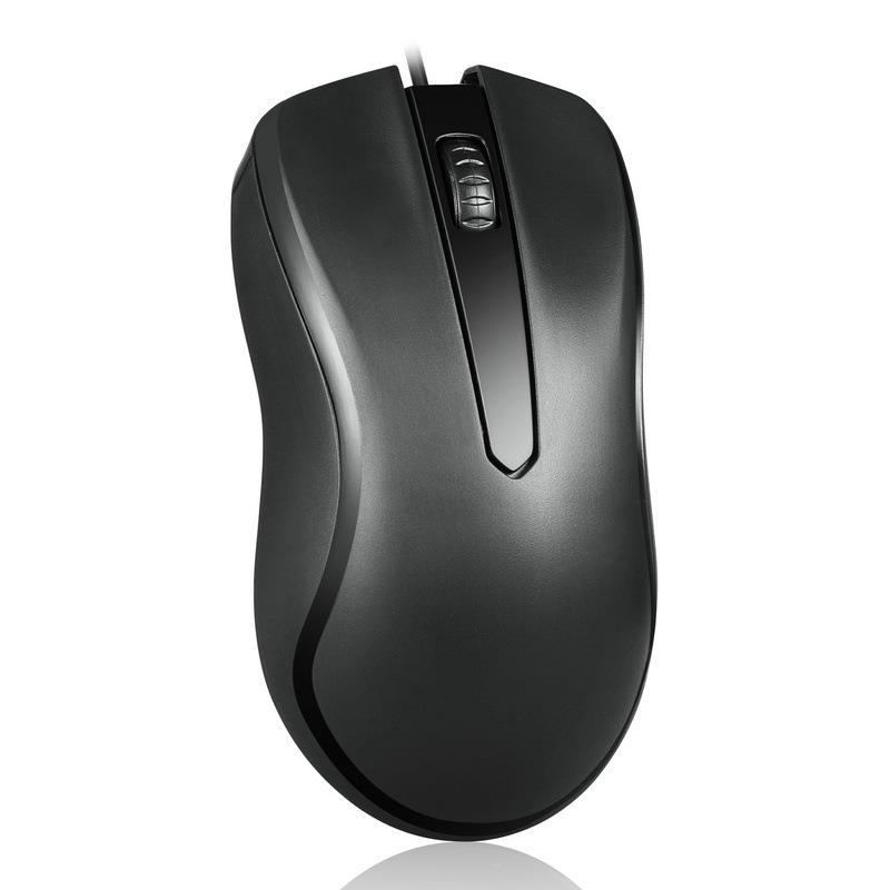 M3 Großer Computerstift, Laptop, kabelgebundene USB-Maus, druckbare Büromaus_voghion.com