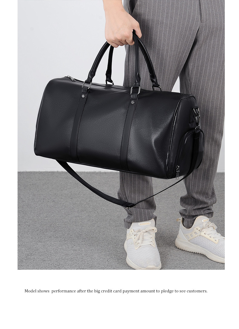 Neue Reisetasche mit Trocken-Nass-Trennung, Übungs-Yogatasche, separatem Schuhfach, Fitnesstasche mit großem Fassungsvermögen_voghion.com