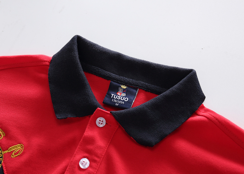Herenkleding Nieuw poloshirt met korte mouwen voor heren, licht luxe kwaliteit, royale vrijetijdskleding, grote maat, katoen, borduurwerk, bijpassende kleur_voghion.com