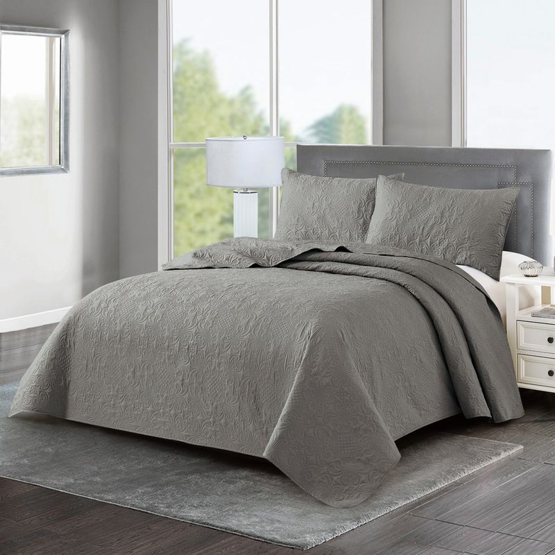 Beddengoedset - Bedsprei, lichtgewicht zomerdekbed, sprei voor alle seizoenen - 3-delig (1 dekbed, 2 kussenslopen)_voghion.com